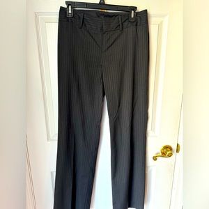 Black striped Banana Republic trousers